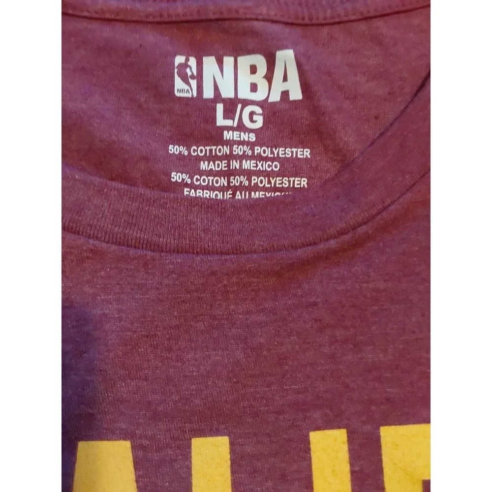 Cleveland Cavaliers Men's Shirt Sz‎ Large Red NBA Basketball Cavs Tee Graphic